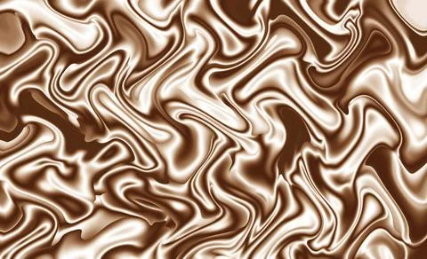 Illustration of gradient silver gray 3D wavy satin fabric artistic texture Stock Illustration