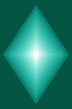 Illustration of Gradient Teal Blue Abstract 3D Diamond Shaped Background Illustrazione stock