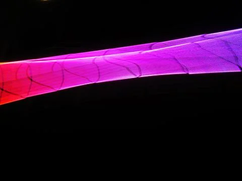 Illustration of a gradual rhythmic light trail with a certain uniqueness Stock Illustration