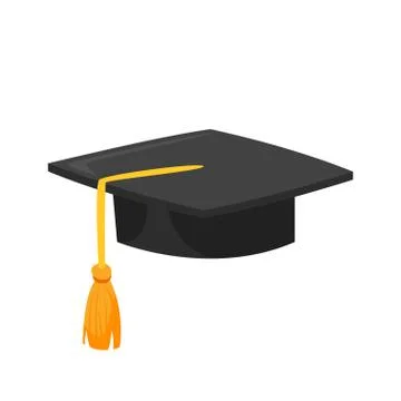Illustration of graduation cap. Illustrazione stock