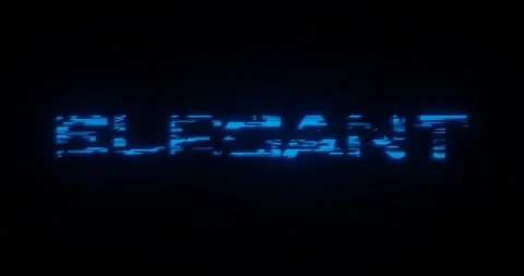 Illustration graphic of ELEGANT Modern Bold Font Text Effect on black background Stock Footage 247892002