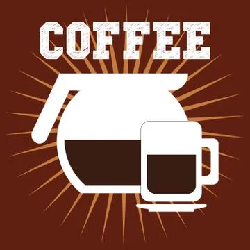 Illustration Graphic Vector Coffee 스톡 일러스트