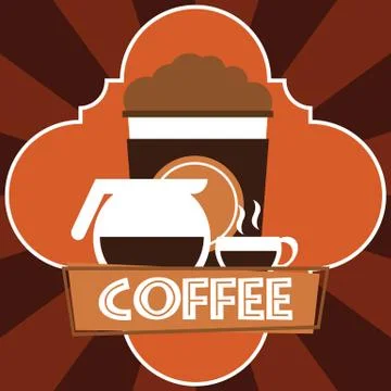 Illustration Graphic Vector Coffee Stock Illustration