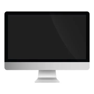 Illustration Graphic Vector Computer with black screen イラスト素材