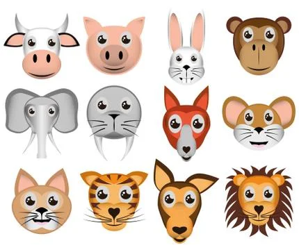 Illustration Graphic Vector Set Animals Stock Illustration