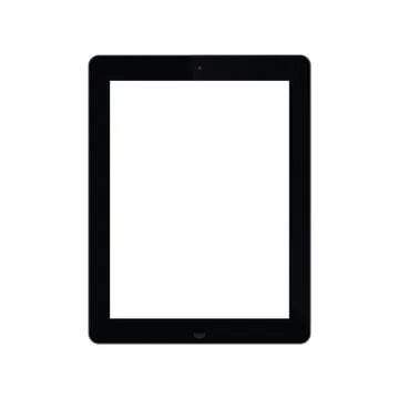 Illustration Graphic Vector Tablet with white screen イラスト素材