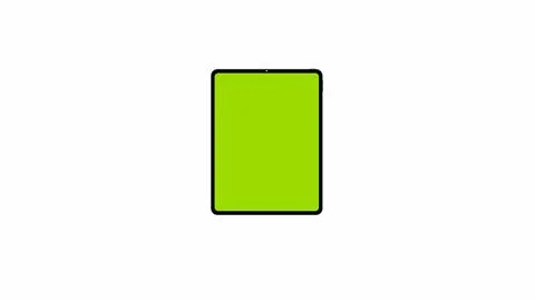 Illustration of a graphics tablet on a white background Render 3D Stock Illustration