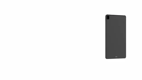 Illustration of a graphics tablet on a white background Render 3D Stock Illustration