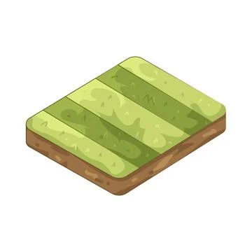 Illustration of grass tile Stock Illustration