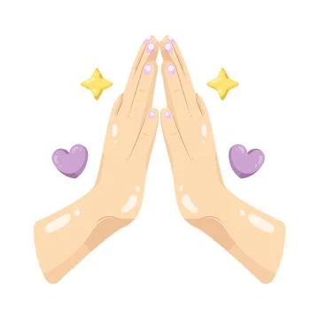 Illustration of gratitude practice イラスト素材