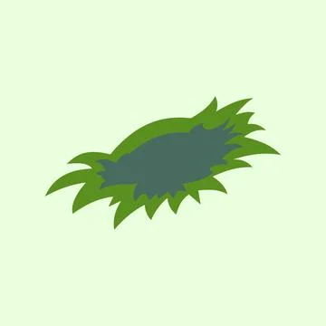Illustration of a green leaf on a green background. leaves piled Stock Illustration