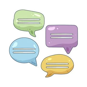 Illustration of Group talk Illustration
