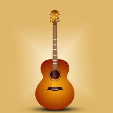 Illustration of guitar Stock Illustration