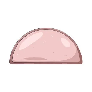 Illustration of half circle Stock Illustration