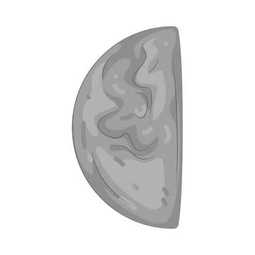 Illustration of half moon Stock Illustration