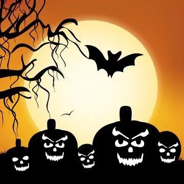 Illustration of Halloween Background イラスト素材