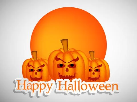 Illustration of Halloween Background Stock-Illustration