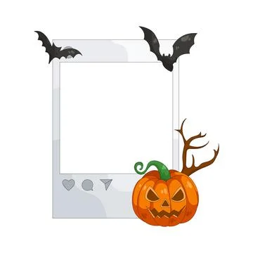Illustration of Halloween frame Stock Illustration