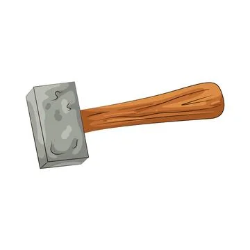 Illustration of hammer Stock Illustration