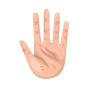 Illustration of Hand Illustrazione stock