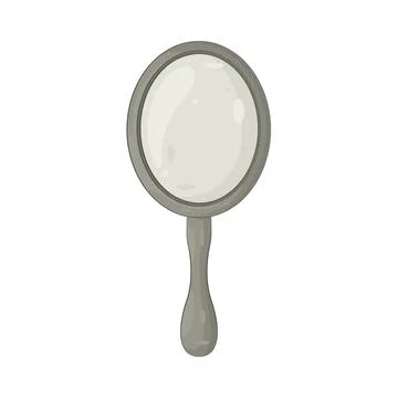 Illustration of hand mirror Stock Illustration