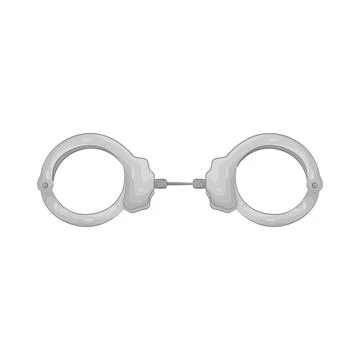 Illustration of Handcuffs Stock Illustration