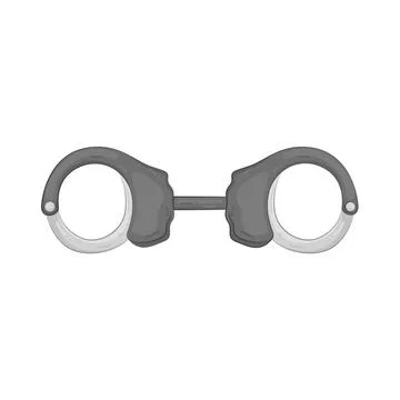 Illustration of Handcuffs Stock Illustration
