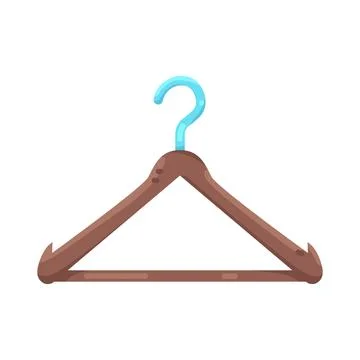 Illustration of hanger Ilustración de archivo