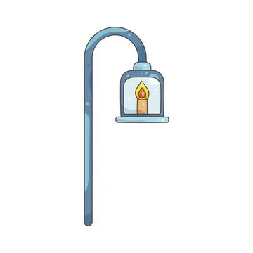 Illustration of hanging lantern Stock Illustration