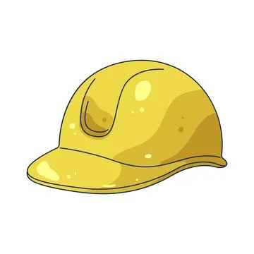 Illustration of hard hat Stock Illustration