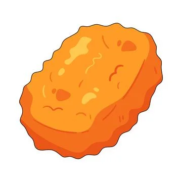 Illustration of hash brown Stock-Illustration