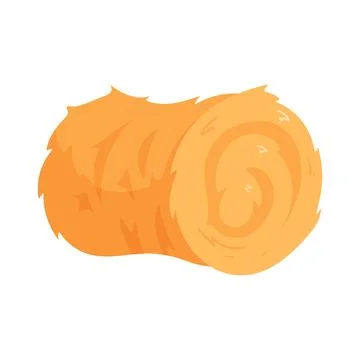 Illustration of hay bale Stock Illustration