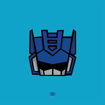 Illustration of a head robot II Stock Illustration