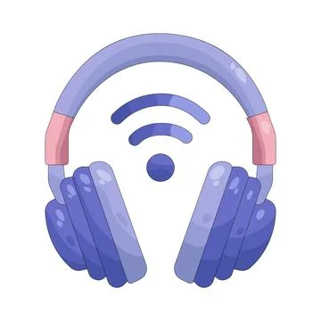 Illustration of Headphone Stock Illustration