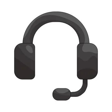 Illustration of headset Stock Illustration