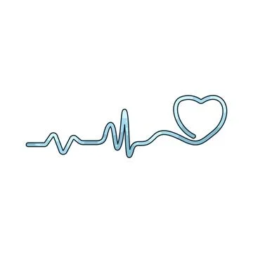 Illustration of Heart rate Stock Illustration