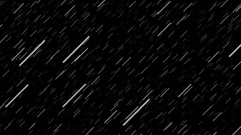 Illustration of heavy rain on a black background Stock Footage 328331602