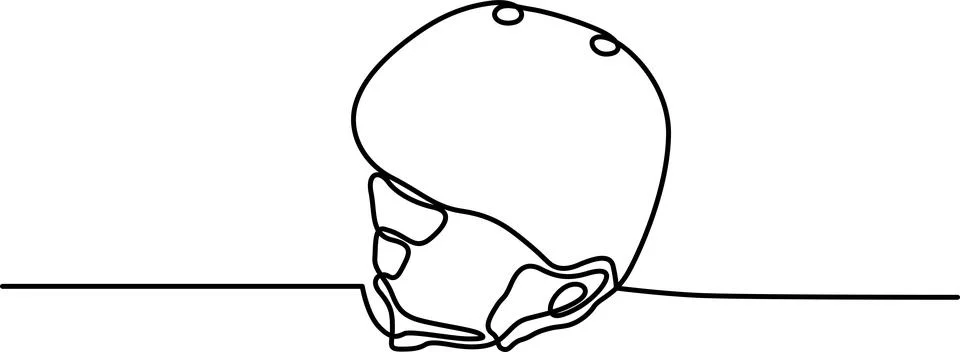 Illustration of a helmet Vector イラスト素材