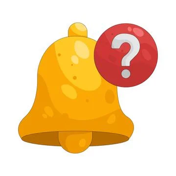 Illustration of help notification Stock Illustration