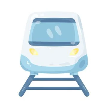 Illustration of high speed train Stock Illustration