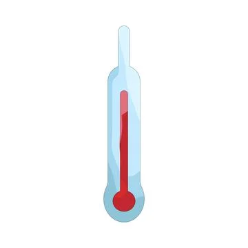 Illustration of High temperature Illustrazione stock