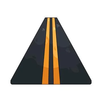 Illustration of highway 스톡 일러스트