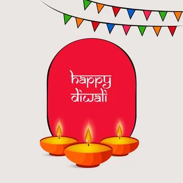 Illustration of Hindu festival Diwali background Stock Illustration