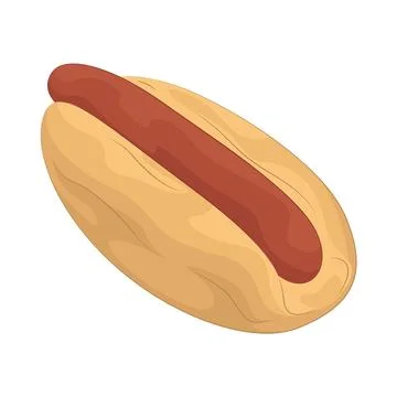 Illustration of hotdog Stock Illustration