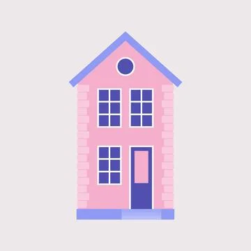 Illustration of house Ilustración de archivo