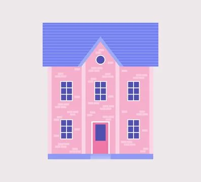 Illustration of house 스톡 일러스트