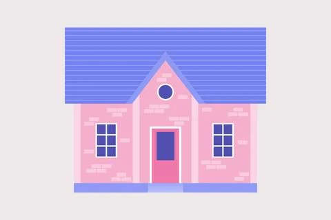 Illustration of house Ilustración de archivo