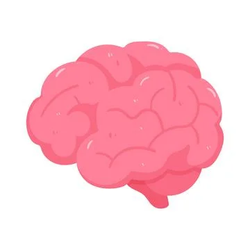 Illustration of human brain Stock Illustration