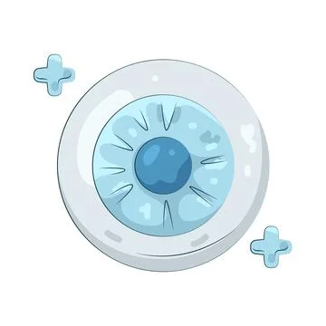 Illustration of human eye Illustrazione stock