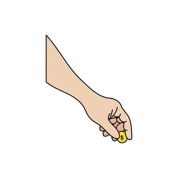 Illustration of human hands Stock Illustration